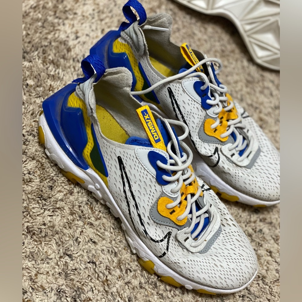 Nike React Vision blue/yellow sz 10